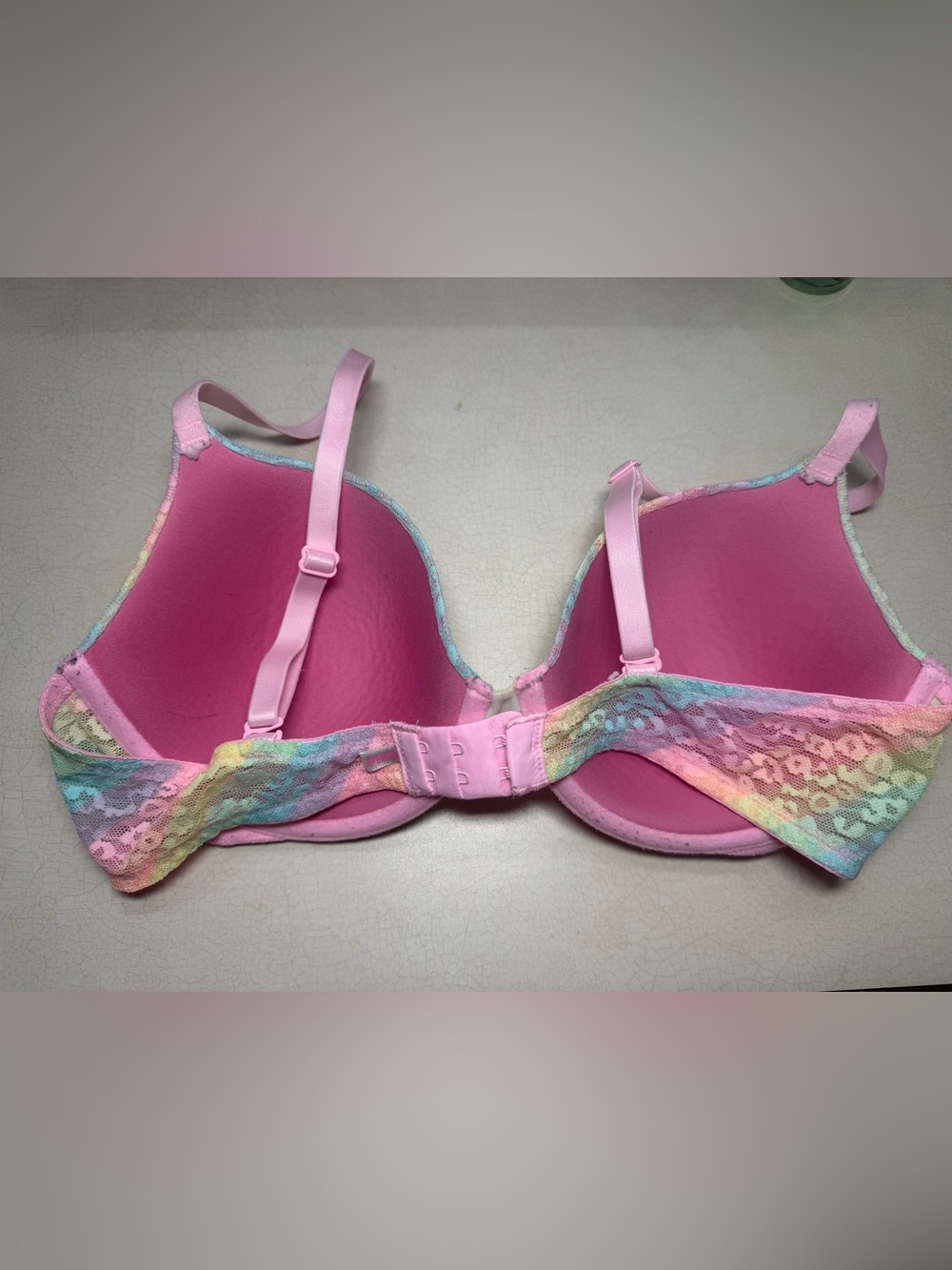 Victoria secret/pink -Pastel Rainbow Lace T-Shirt Bra - Women Intimates - Picture 2 of 4
